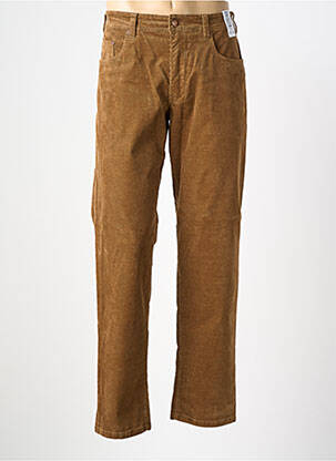 Pantalon slim tissage velours taille normale jaune M5 BY MEYER homme