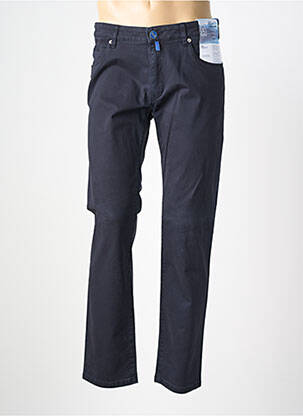 Pantalon slim tissage popeline taille normale bleu M5 BY MEYER homme