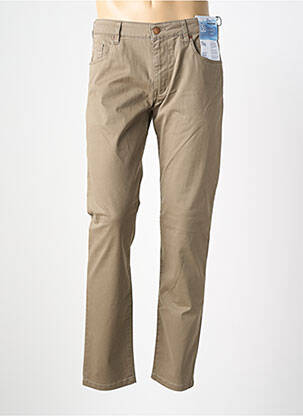 Pantalon slim tissage popeline taille normale vert M5 BY MEYER homme
