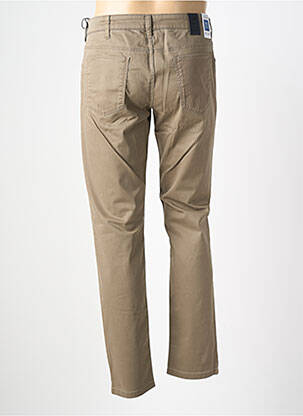 Pantalon slim tissage popeline taille normale vert M5 BY MEYER homme