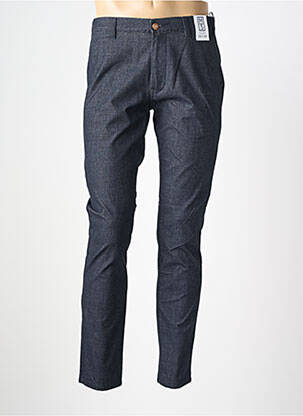 Pantalon chino tissage chiné taille normale bleu M5 BY MEYER homme