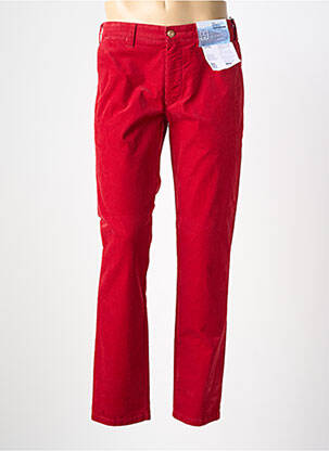 Pantalon chino stretch taille normale rouge M5 BY MEYER homme