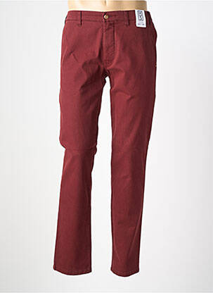 Pantalon chino tissage chiné taille normale rouge M5 BY MEYER homme