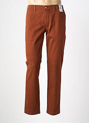 Pantalon chino stretch taille normale orange M5 BY MEYER homme