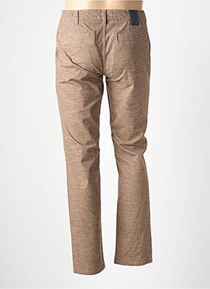 Pantalon chino tissage chiné taille normale marron M5 BY MEYER homme