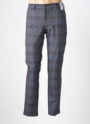 Pantalon chino imprimé imprimé prince de galle taille normale gris M5 BY MEYER homme