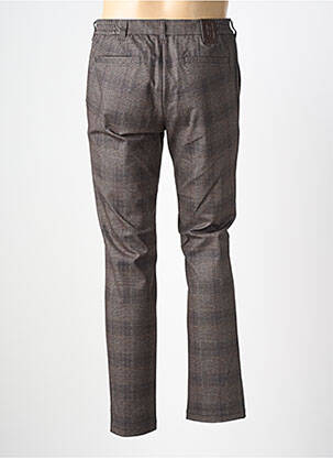 Pantalon chino imprimé imprimé prince de galle taille normale gris M5 BY MEYER homme