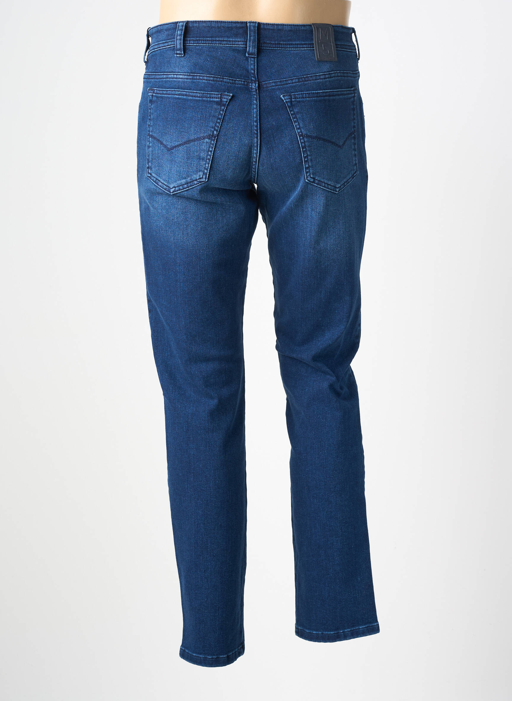 Jeans coupe slim stretch taille normale bleu M5 BY MEYER homme