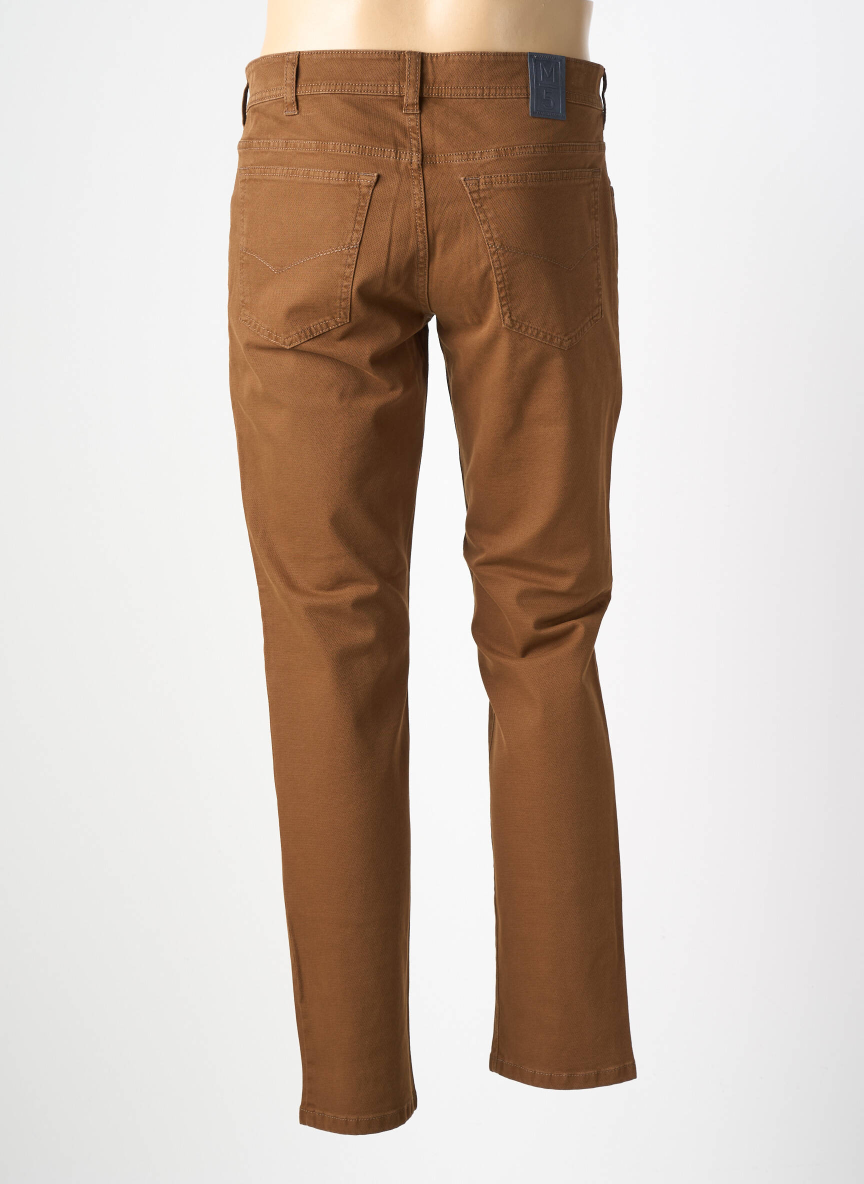 Jeans coupe slim bio taille normale marron M5 BY MEYER homme