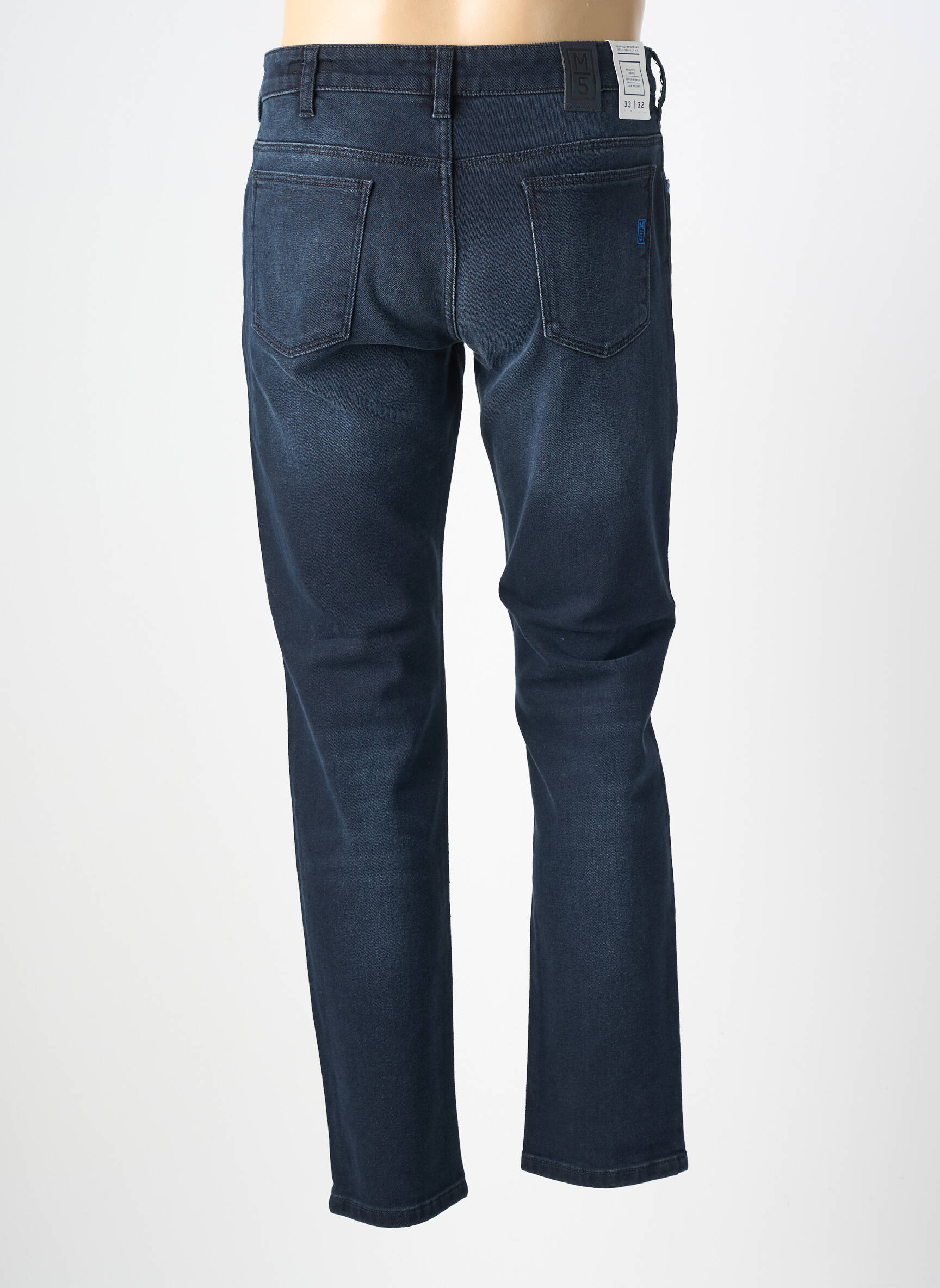 Jeans coupe slim stretch taille normale bleu M5 BY MEYER homme