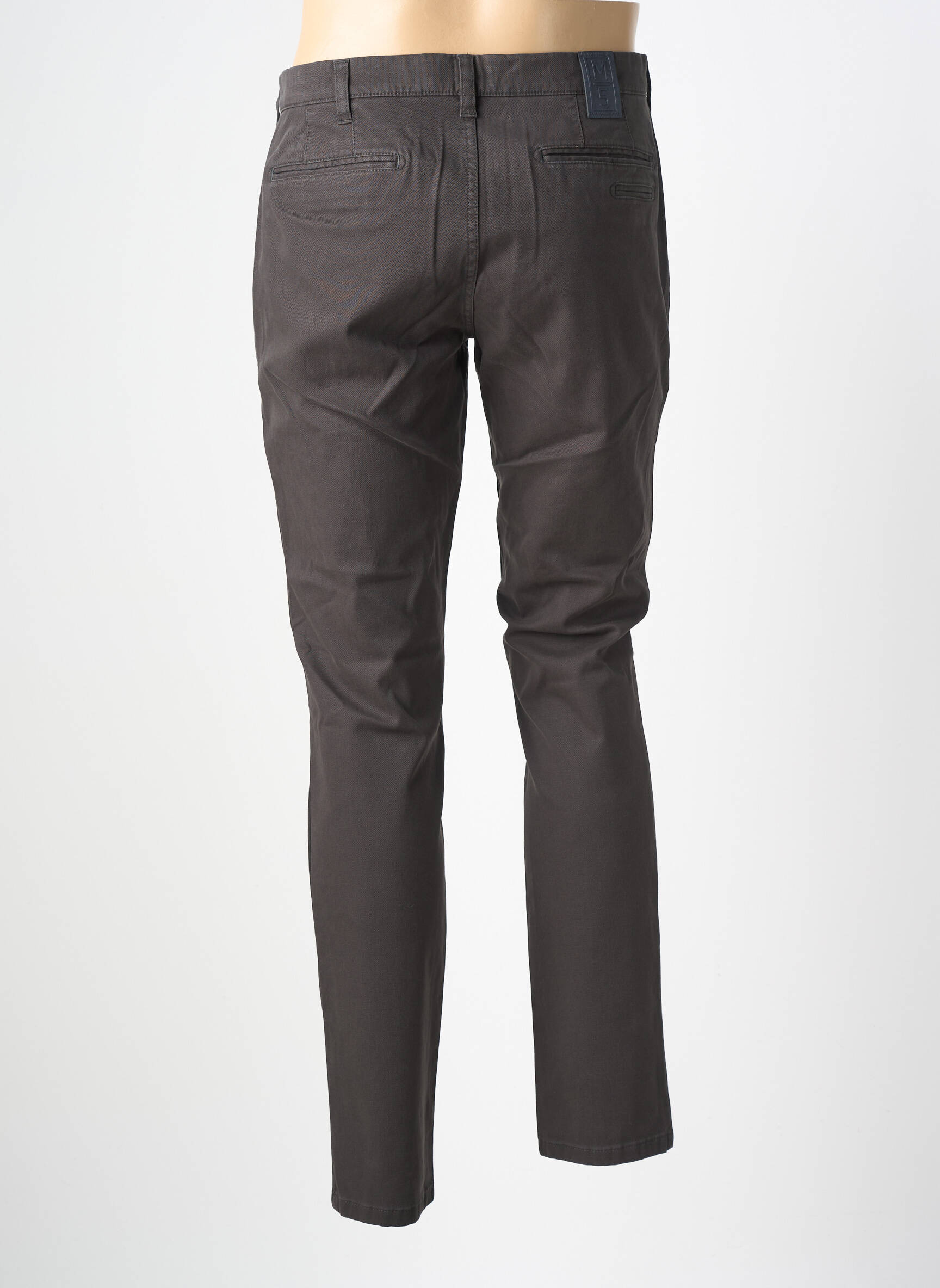 Pantalon chino stretch taille normale gris M5 BY MEYER homme