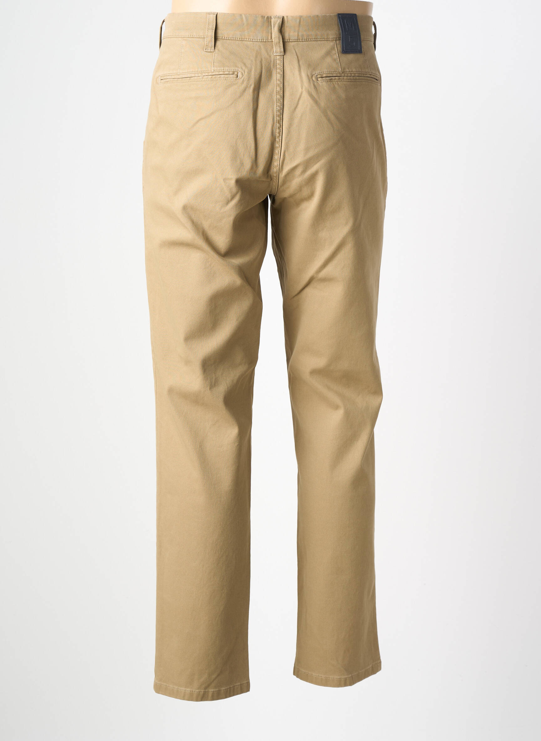 Pantalon chino stretch taille normale beige M5 BY MEYER homme