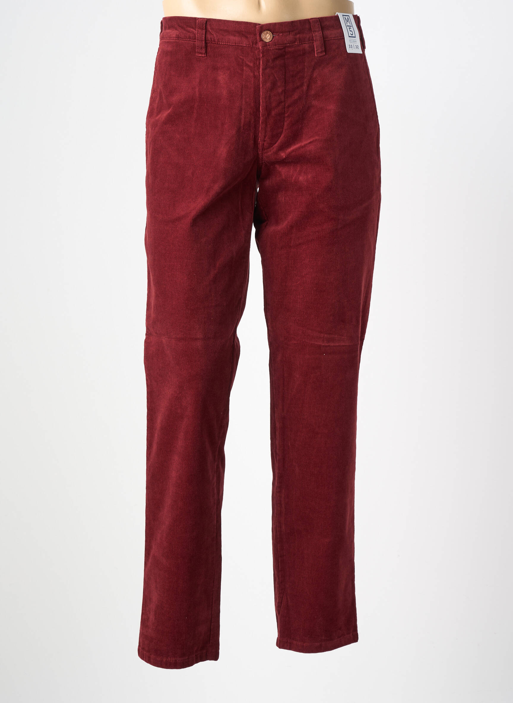 Pantalon chino stretch taille normale rouge M5 BY MEYER homme