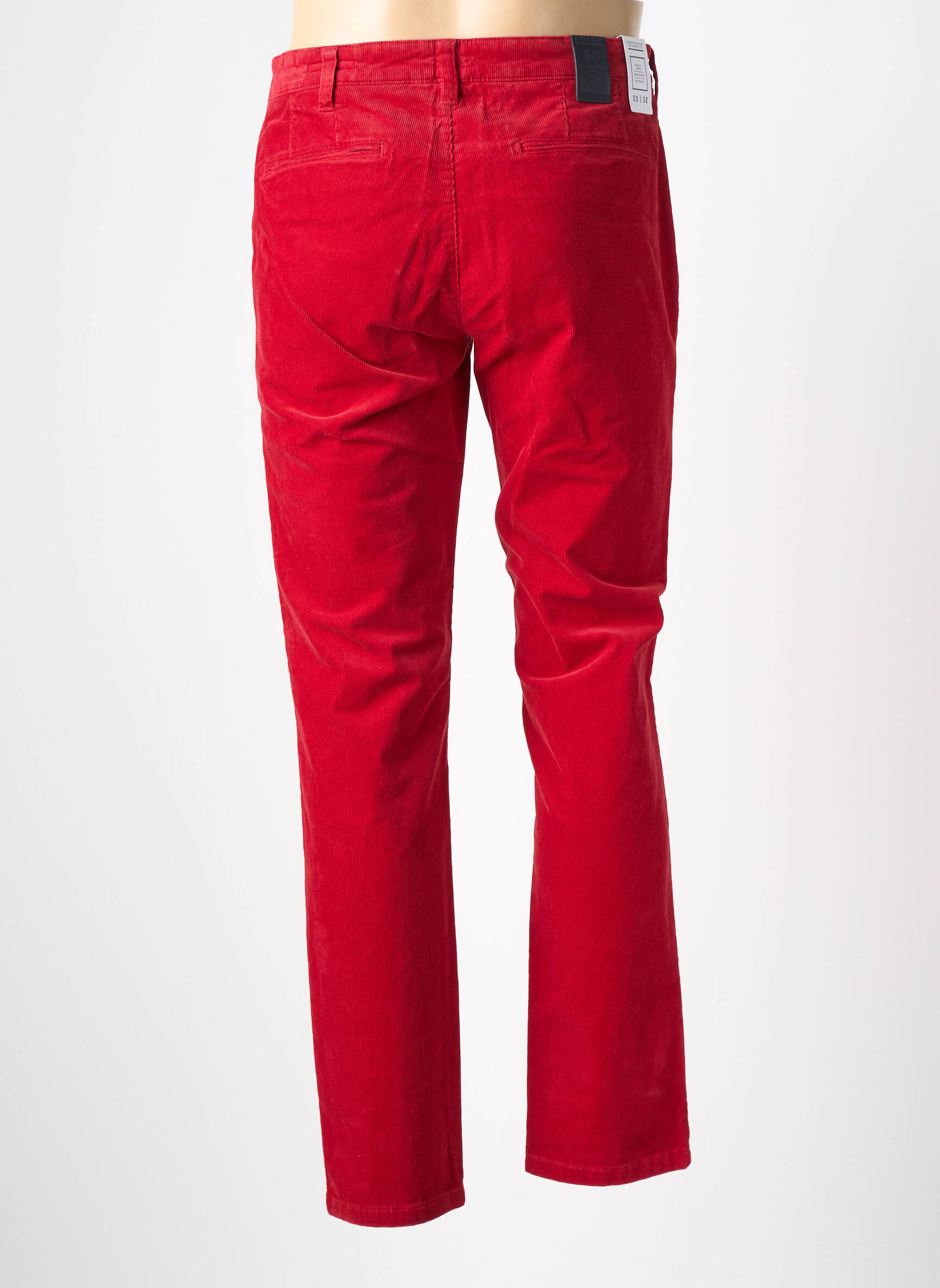 Pantalon chino stretch taille normale rouge M5 BY MEYER homme