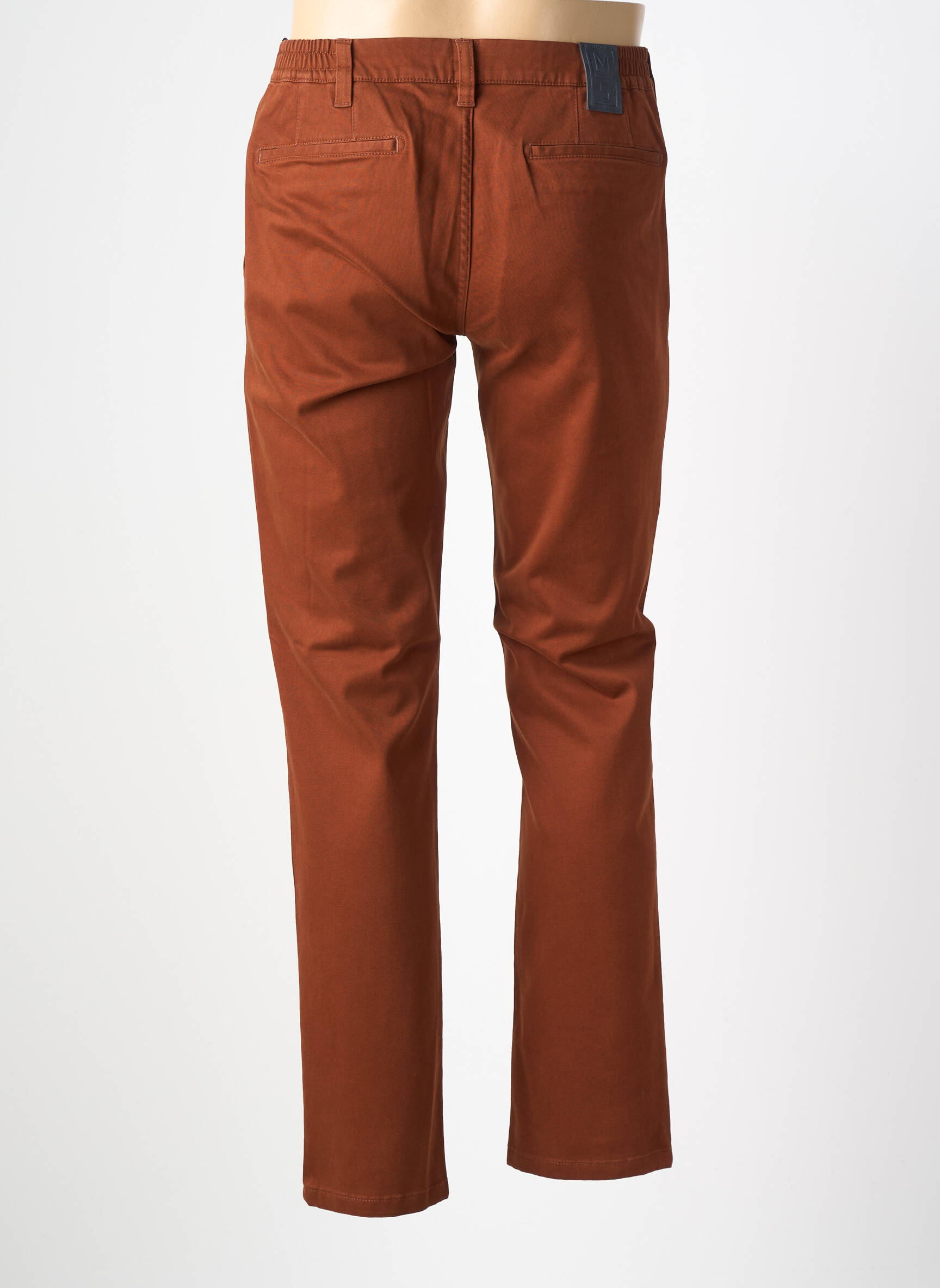 Pantalon chino stretch taille normale orange M5 BY MEYER homme