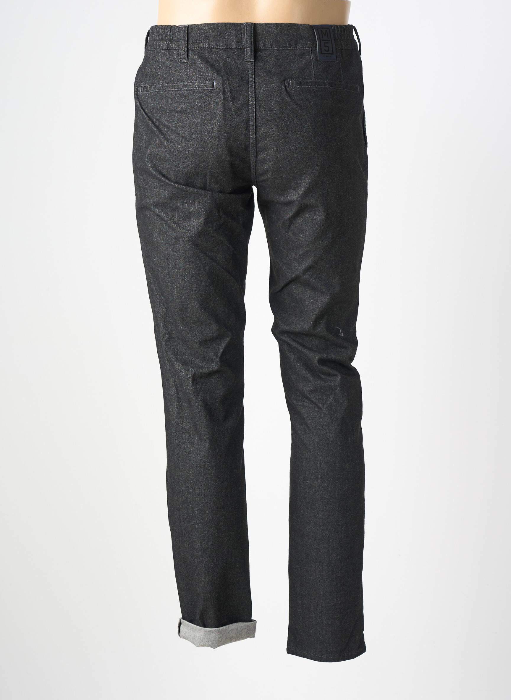 Pantalon chino tissage chiné taille normale gris M5 BY MEYER homme