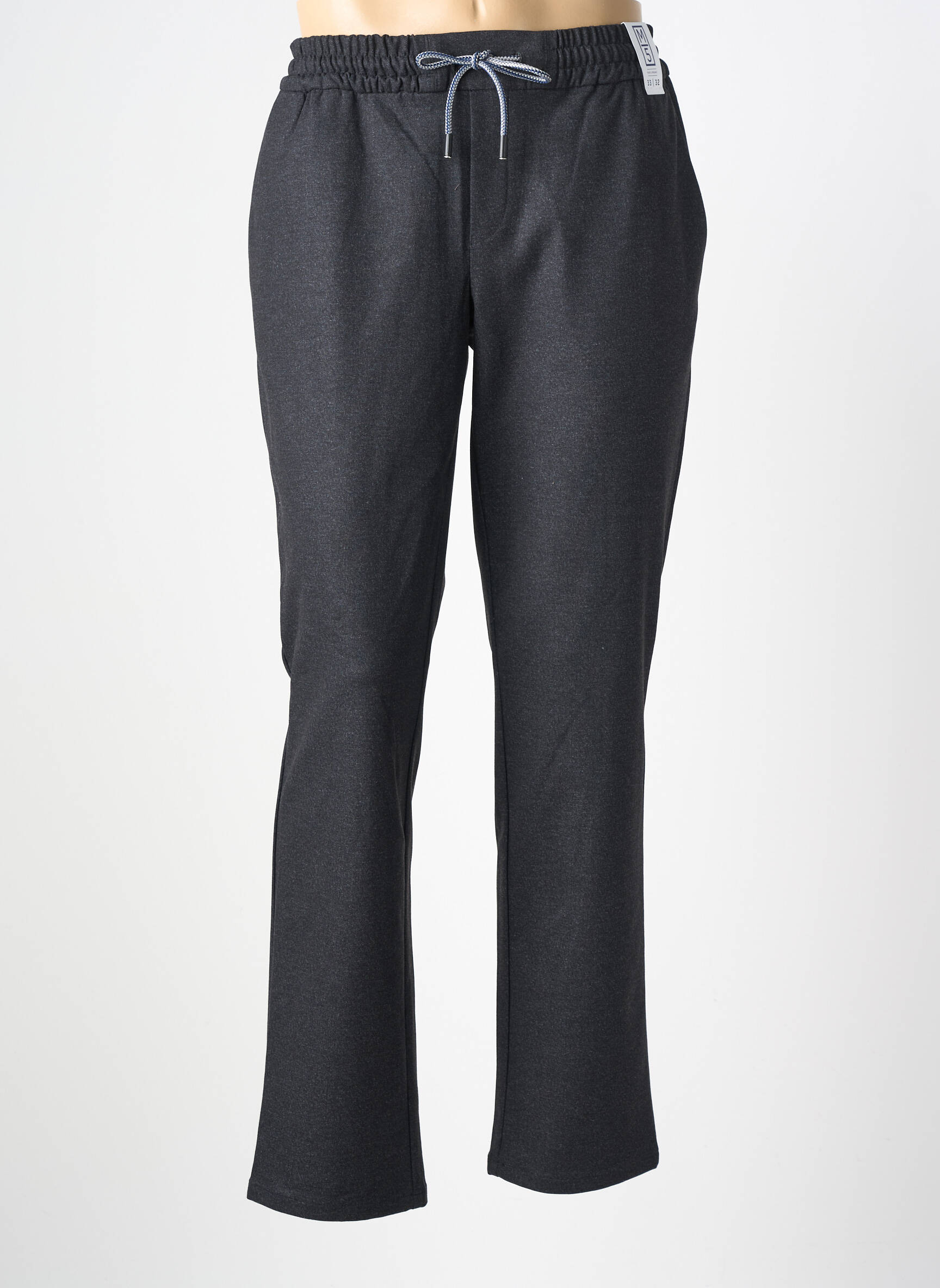 Pantalon chino tissage chiné taille normale gris M5 BY MEYER homme