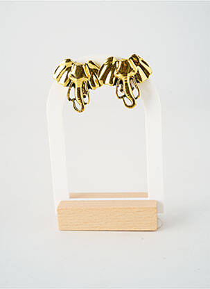 Boucles d’oreilles fermeture fermoir clips or BELLE MISS femme