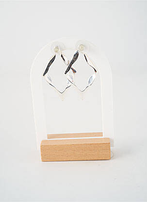Boucles d’oreilles fermeture boucle(s) argent BELLE MISS femme