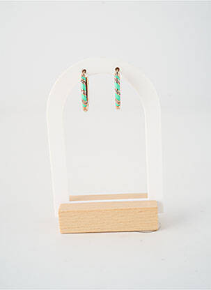 Boucles d’oreilles  vert PHAROS JEWELLERY femme