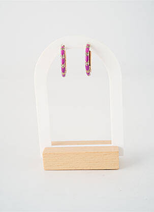Boucles d’oreilles  violet PHAROS JEWELLERY femme