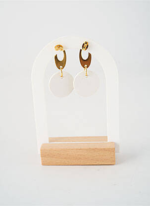 Boucles d’oreilles fermeture boucle(s) or O BY OSMOTIK femme