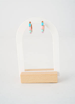 Boucles d’oreilles  bleu O BY OSMOTIK femme