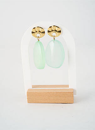 Boucles d’oreilles fermeture boucle(s) bleu YEHWANG femme