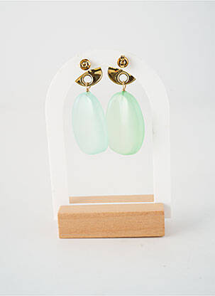 Boucles d’oreilles fermeture boucle(s) bleu YEHWANG femme