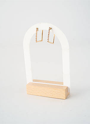 Boucles d’oreilles  or COQUE DE NACRE femme