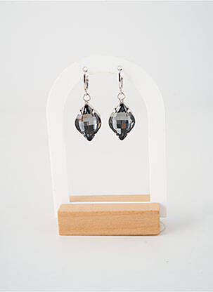 Boucles d’oreilles  gris MARLU femme