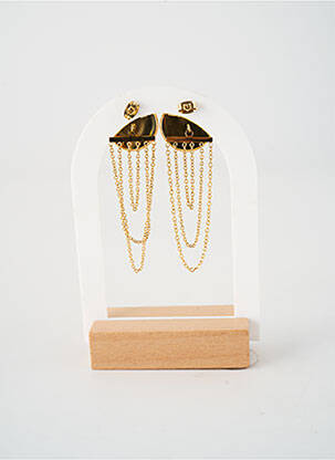 Boucles d’oreilles fermeture boucle(s) beige BOHM femme