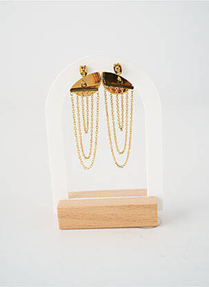 Boucles d’oreilles fermeture boucle(s) vert BOHM femme