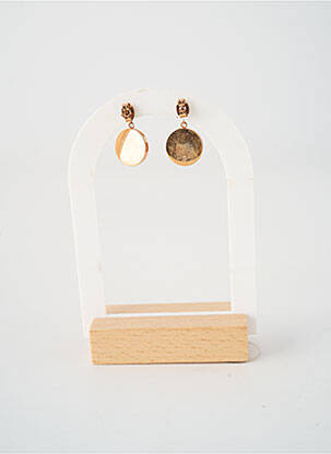 Boucles d’oreilles  noir HORBINOR femme