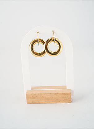Boucles d’oreilles fermeture crochet or LOUISE ZOE femme
