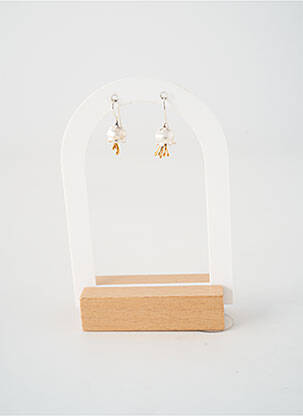 Boucles d’oreilles matériaux argent argent LOUISE ZOE femme