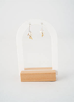 Boucles d’oreilles matériaux argent argent LOUISE ZOE femme