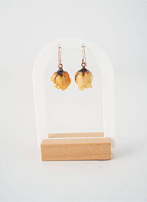 Boucles d’oreilles  beige MADAME LILI femme