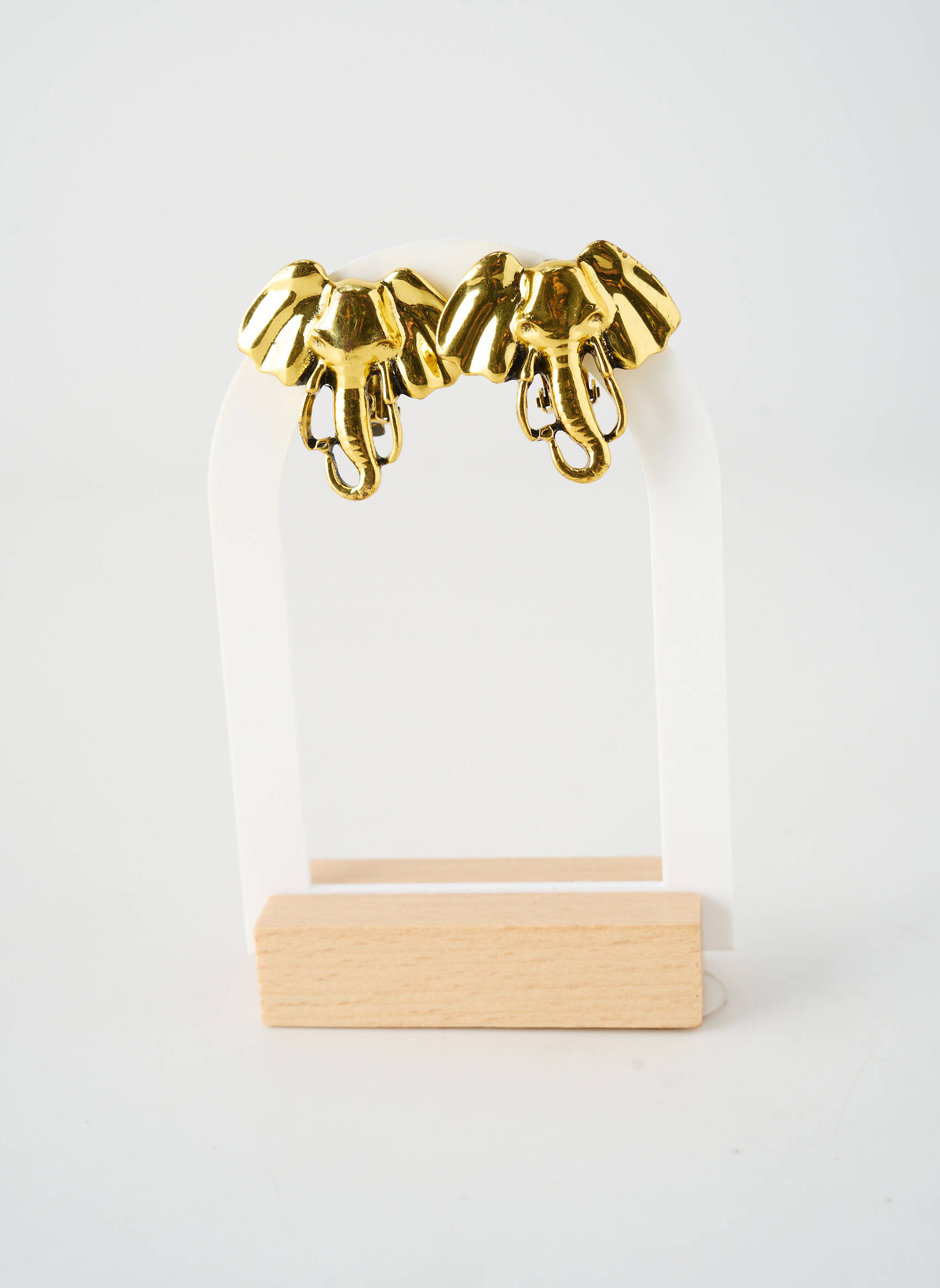 Boucles d’oreilles fermeture fermoir clips or BELLE MISS femme
