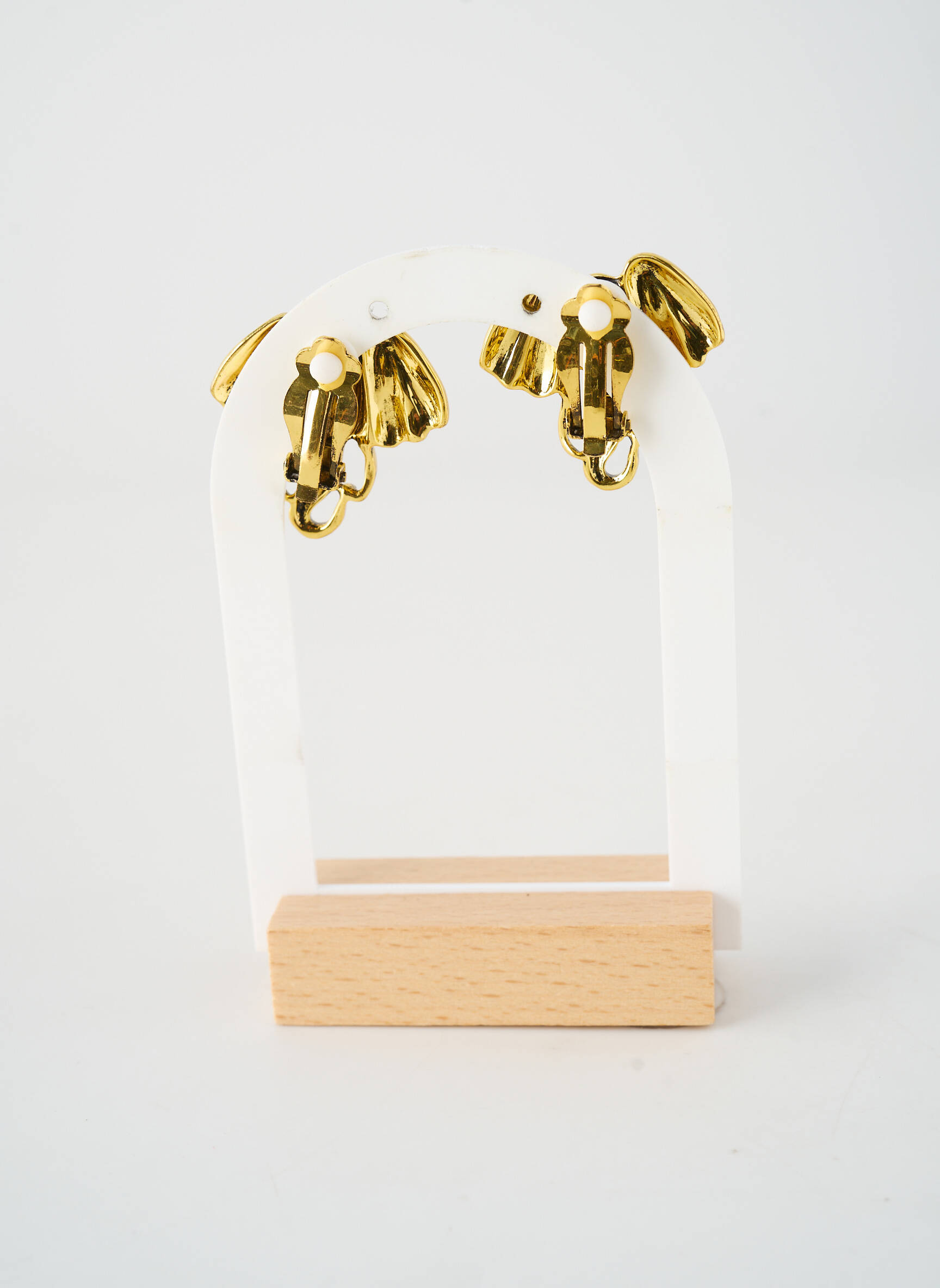 Boucles d’oreilles fermeture fermoir clips or BELLE MISS femme