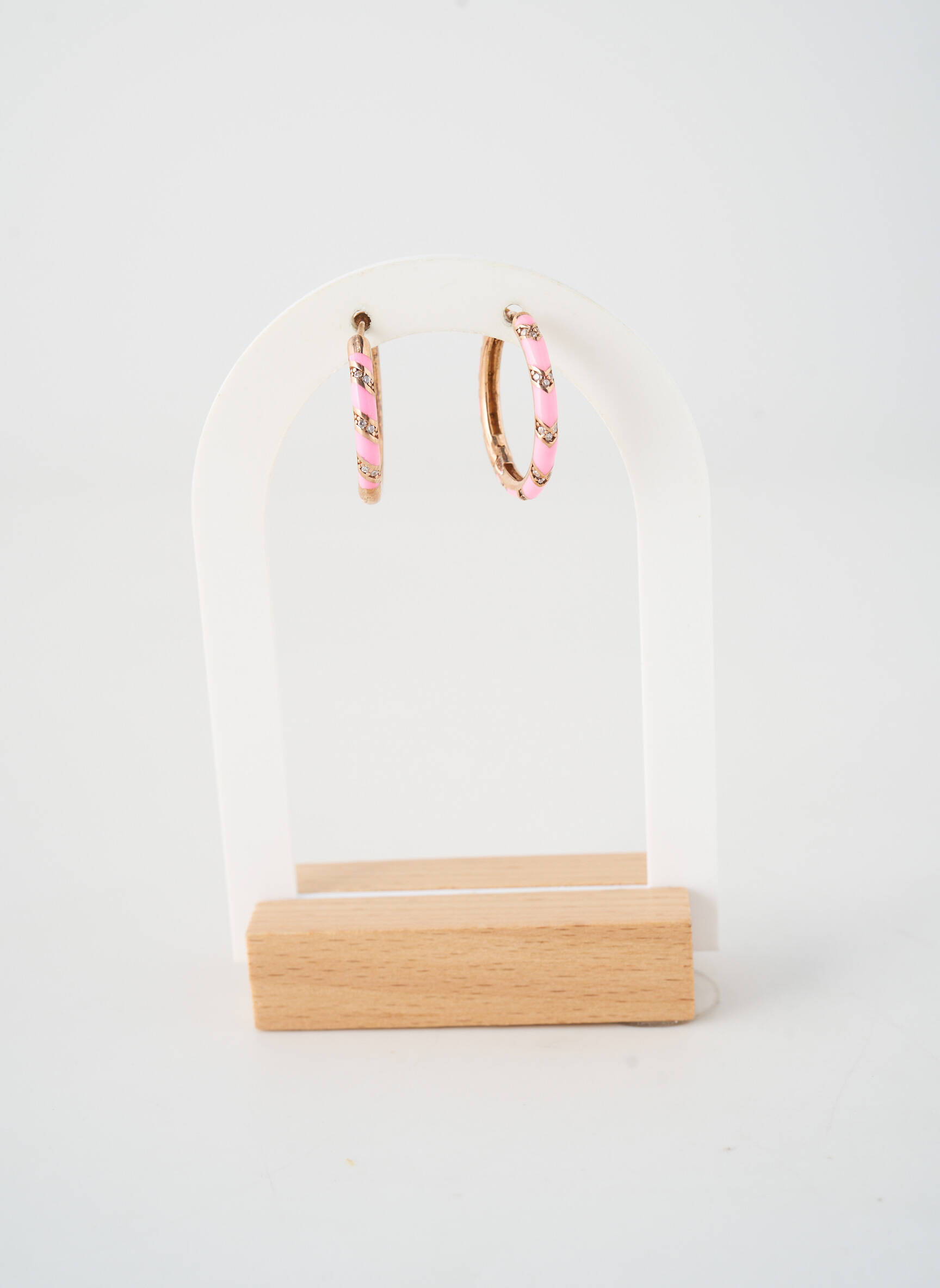 Boucles d’oreilles matériaux argent rose PHAROS JEWELLERY femme