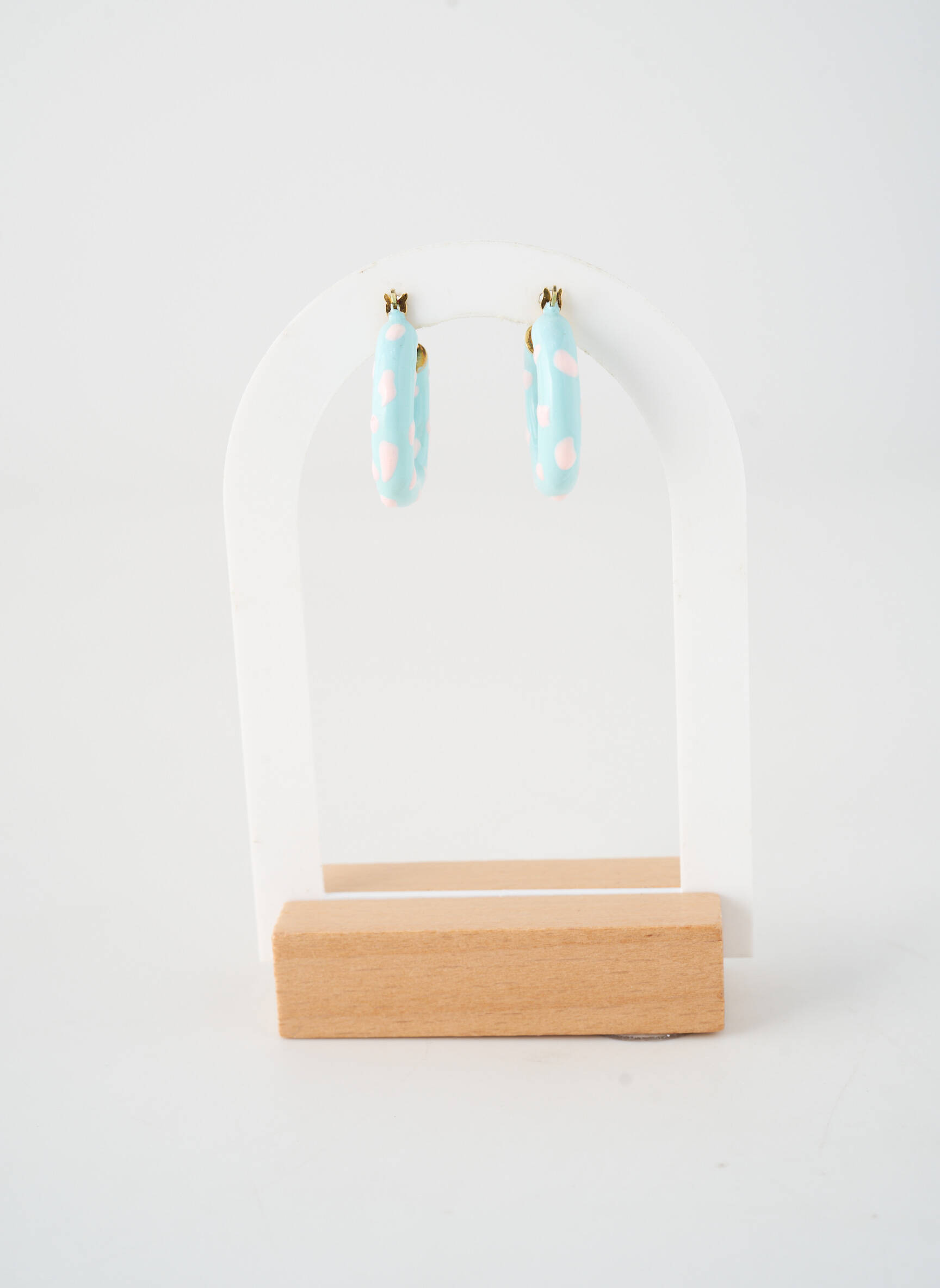 Boucles d’oreilles matériaux argent bleu PHAROS JEWELLERY femme