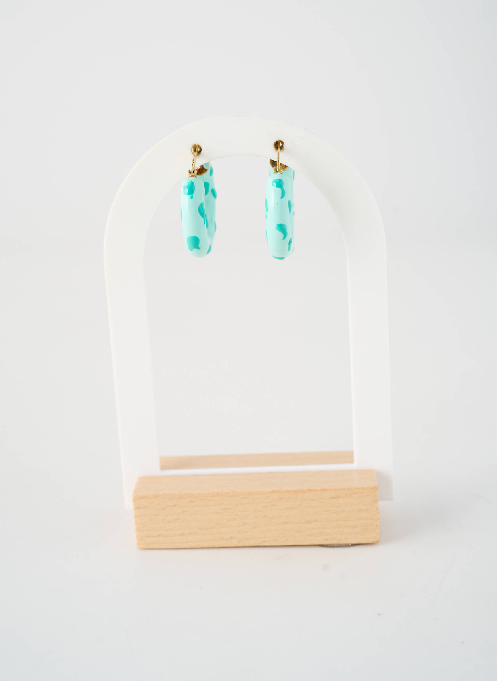 Boucles d’oreilles matériaux argent bleu PHAROS JEWELLERY femme