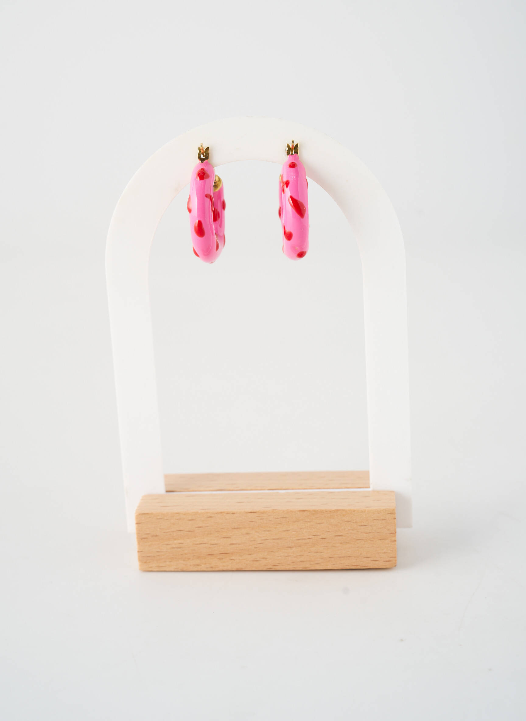 Boucles d’oreilles matériaux argent rose PHAROS JEWELLERY femme