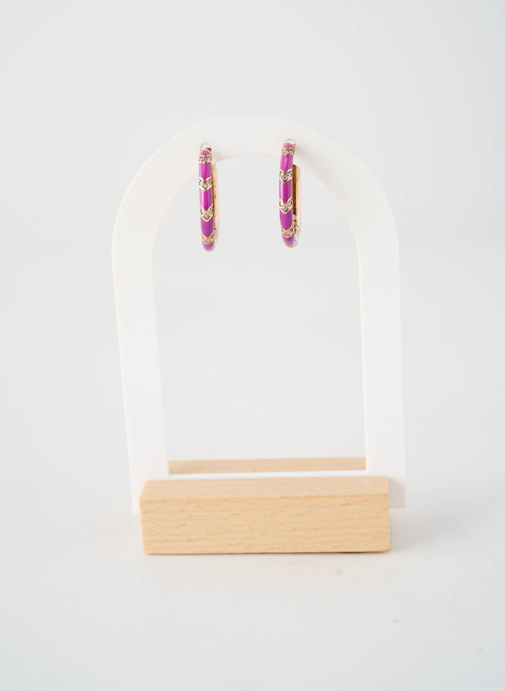 Boucles d’oreilles  violet PHAROS JEWELLERY femme