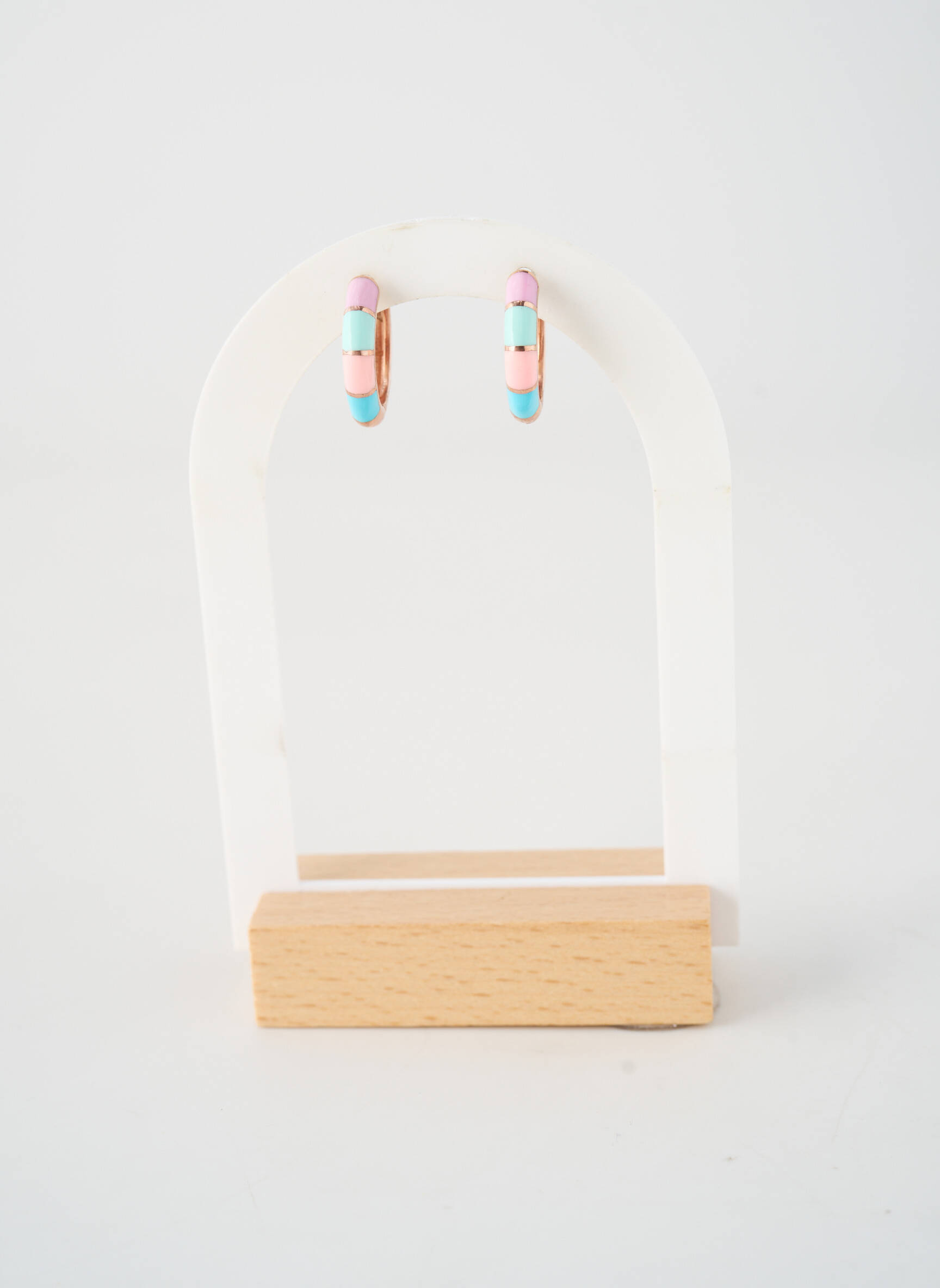 Boucles d’oreilles  bleu O BY OSMOTIK femme