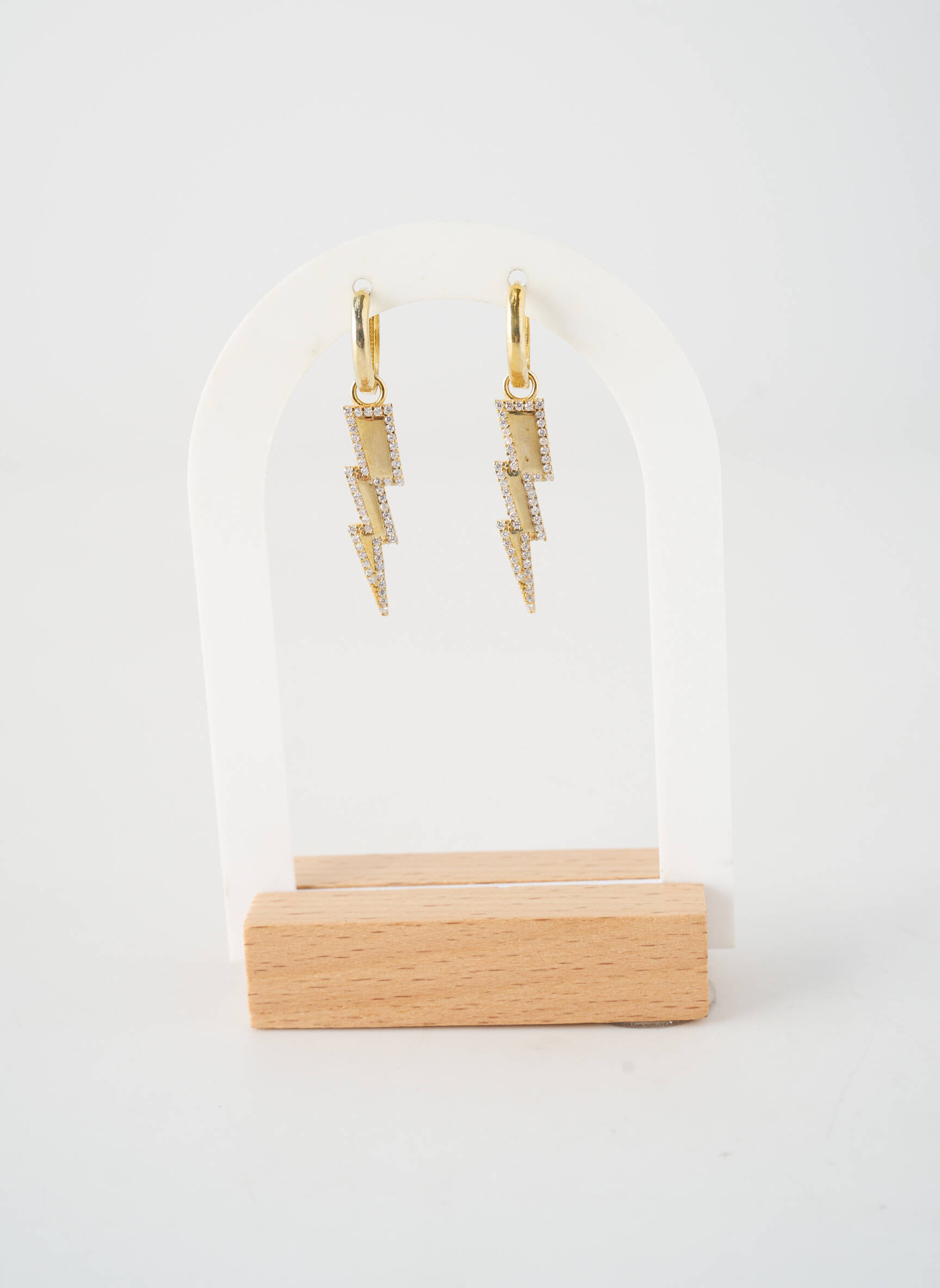 Boucles d’oreilles matériaux argent or PHAROS JEWELLERY femme