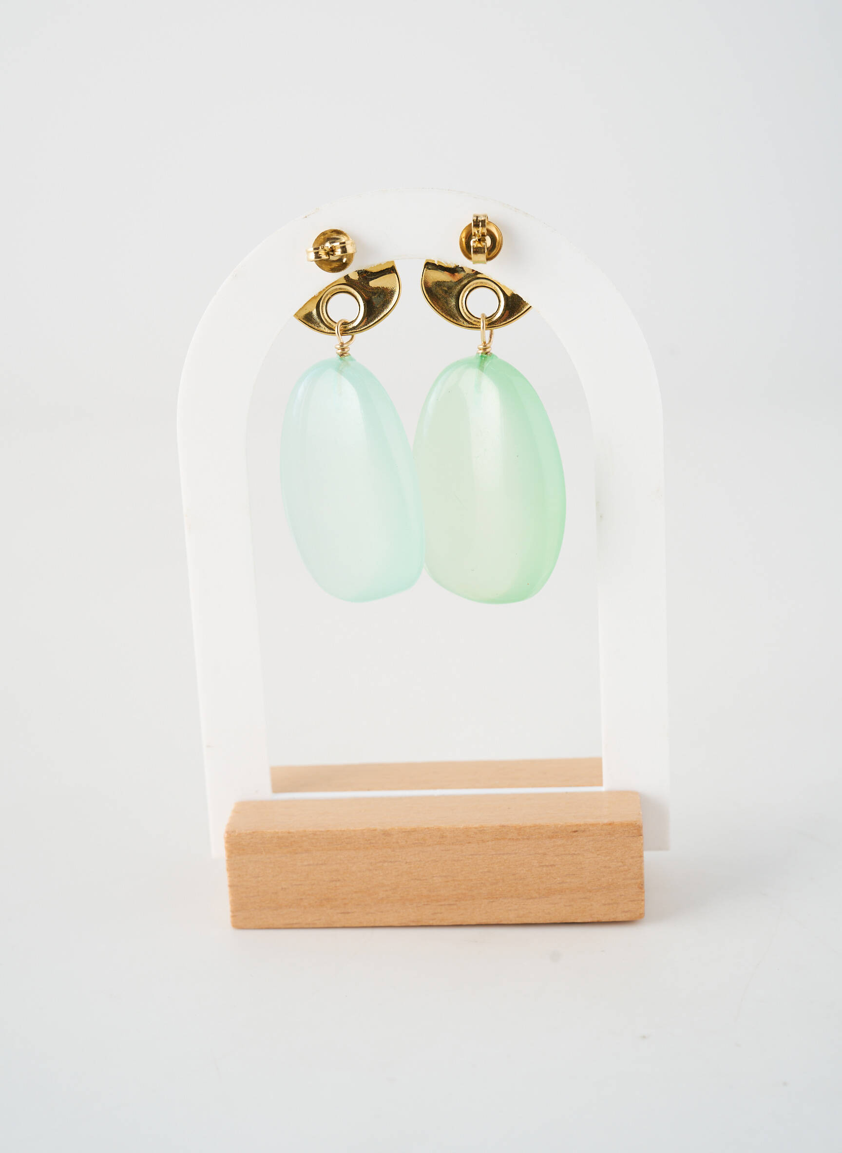 Boucles d’oreilles fermeture boucle(s) bleu YEHWANG femme