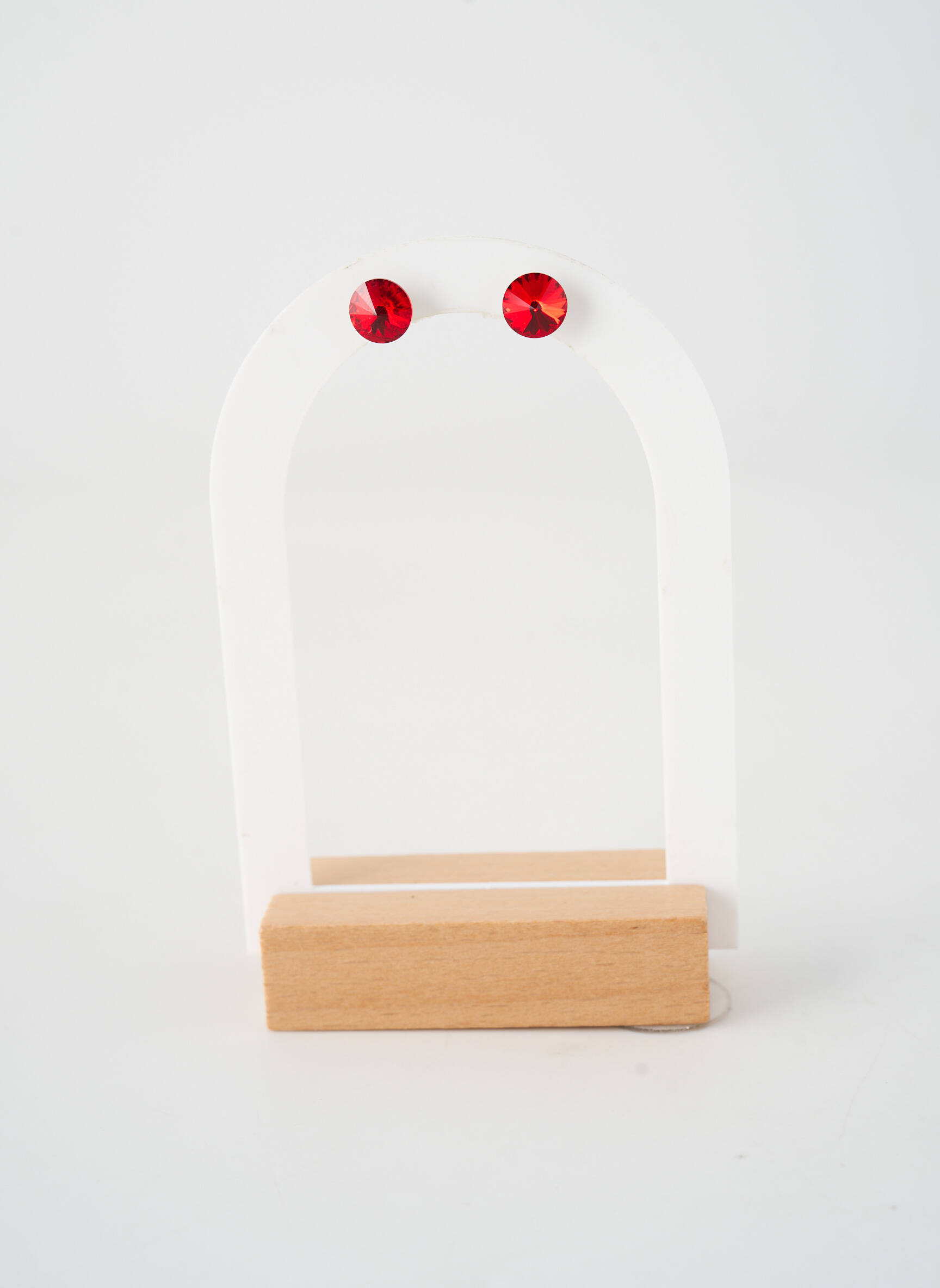 Boucles d’oreilles  rouge MARLU femme