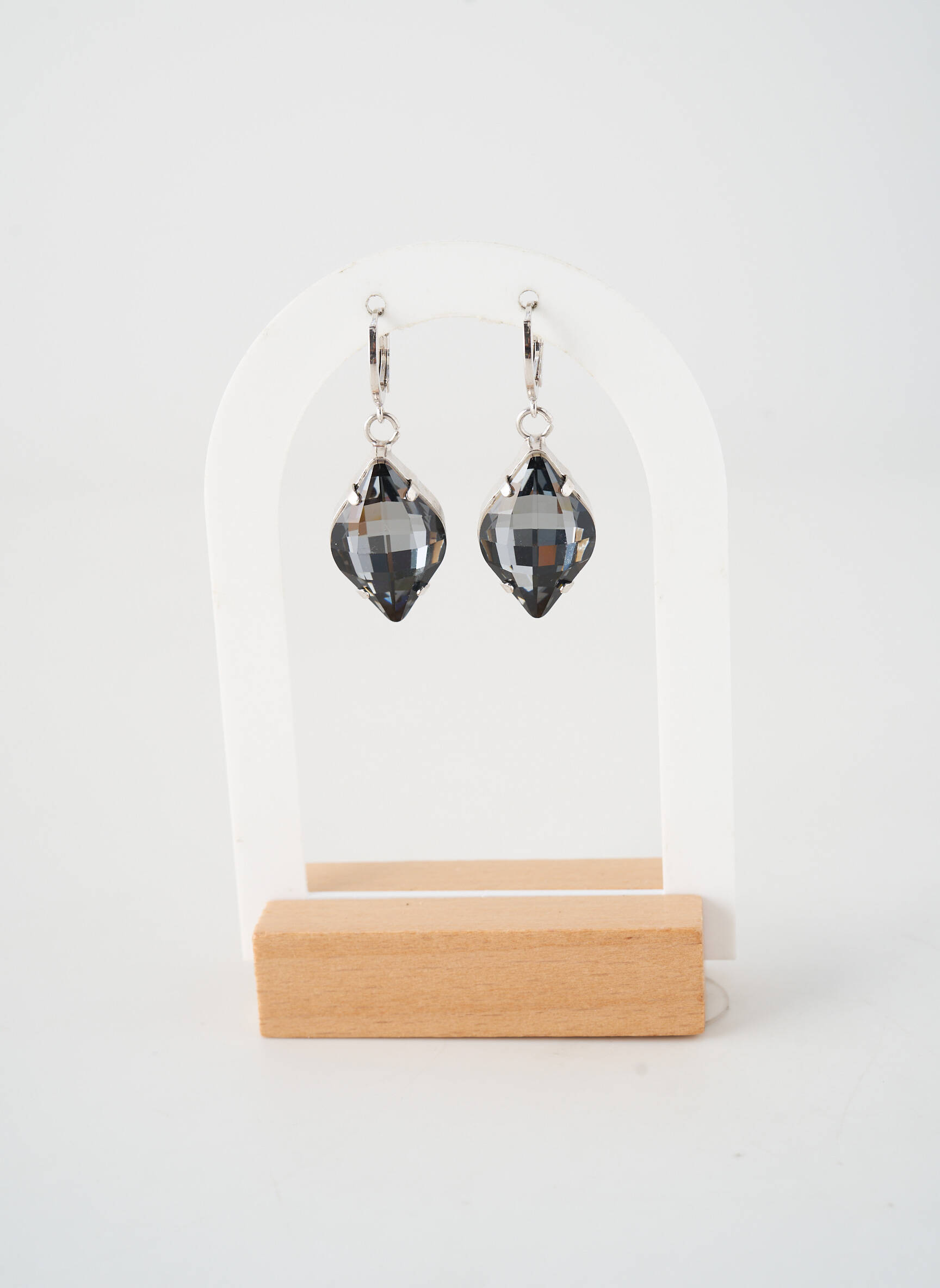 Boucles d’oreilles  gris MARLU femme